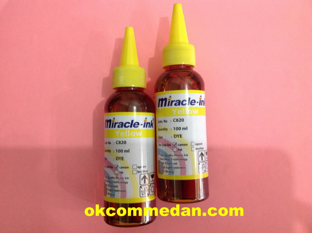 Miracle yellow ink