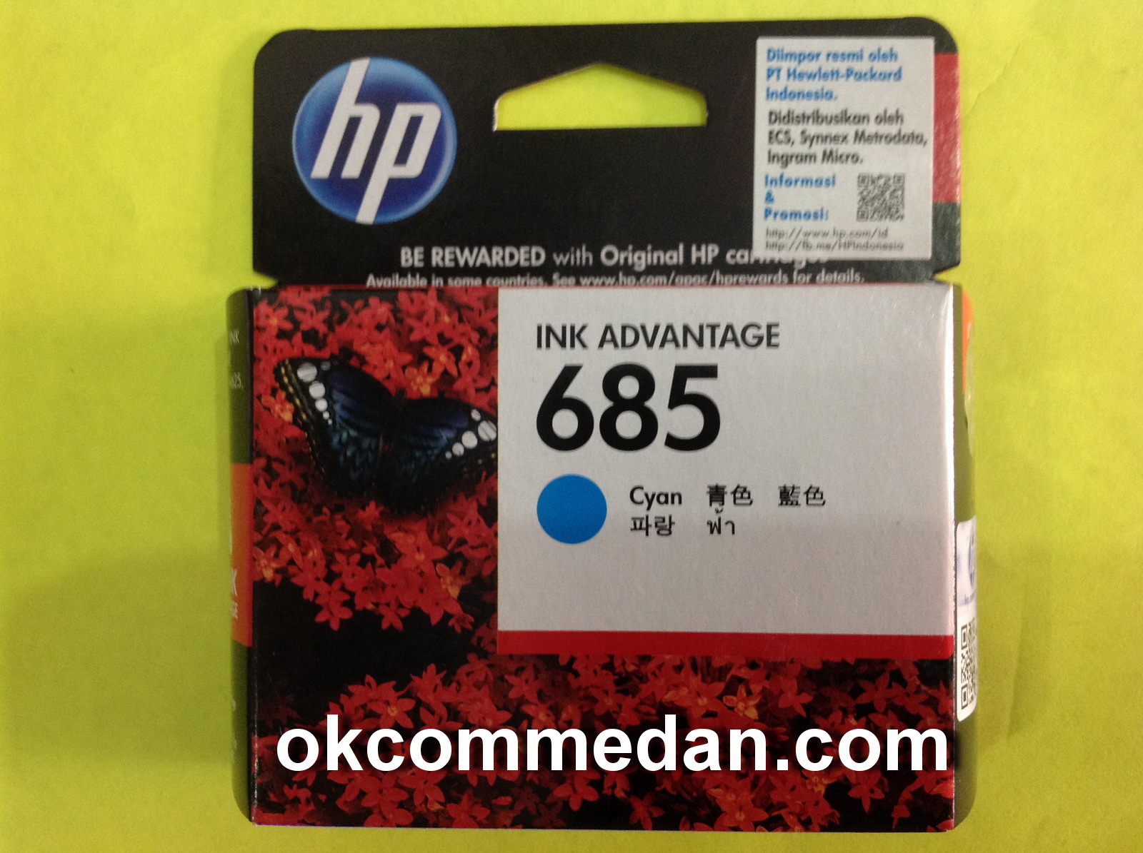 Tinta  HP 685 Biru