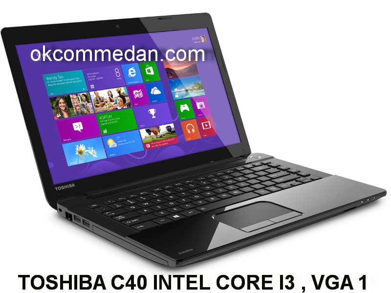 Notebook Toshiba Intel Core i3 VGA Nvidia 1 Gb C40