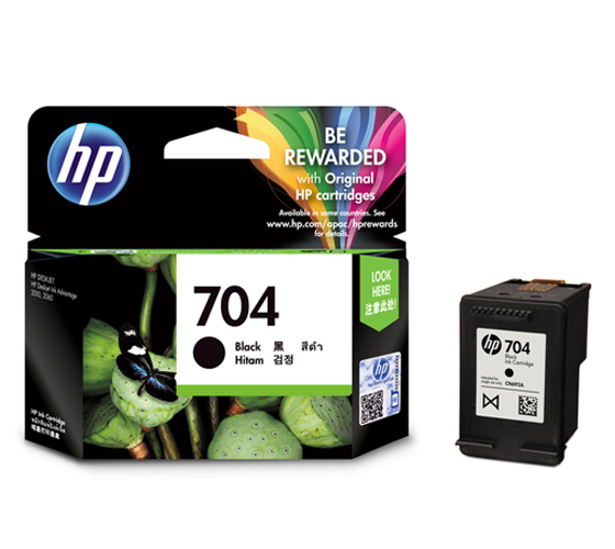 Tinta hp 704 Black