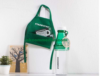 Starbucks tumblers sunny bottle venti bonus apron dan singapore card