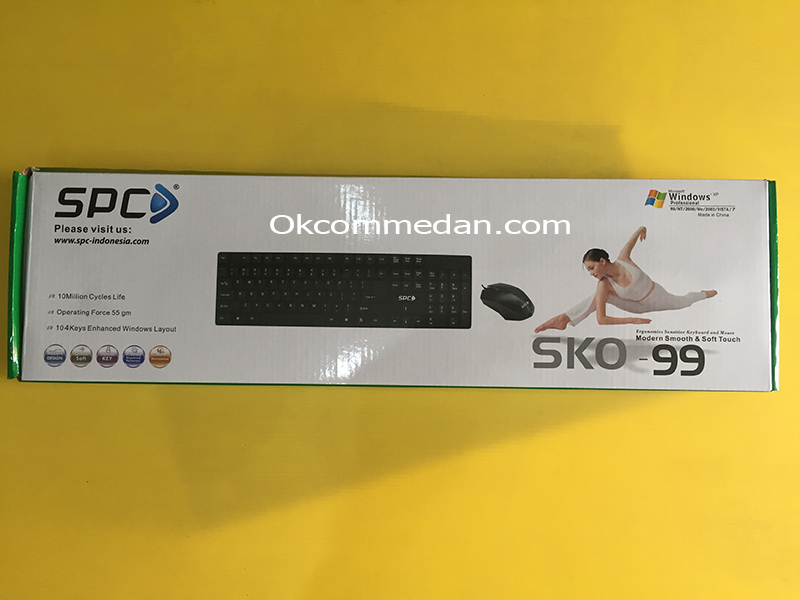 Jual Keyboard dan Mouse USB SPC SKO-99