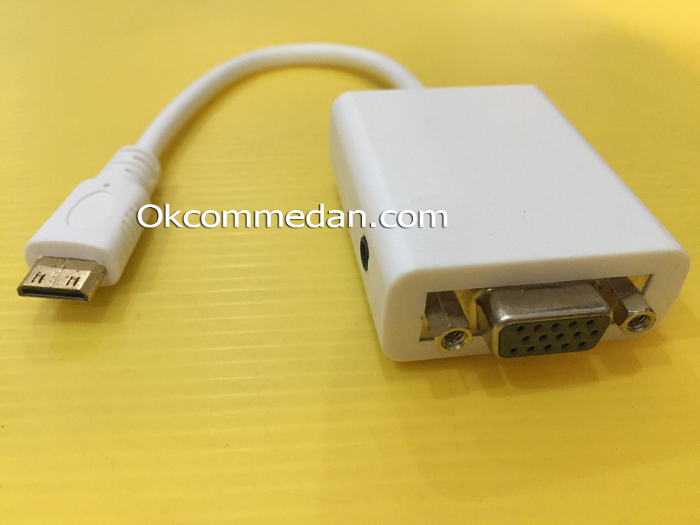 Harga Kabel Konverter Mini HDMI ke Vga