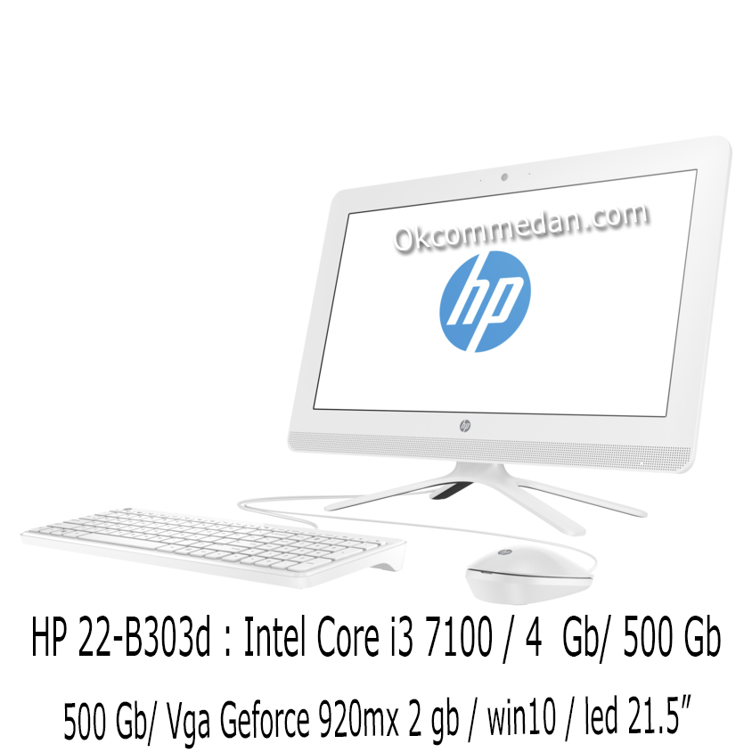 Hp 22 b303d PC All in one  intel core i3 vga