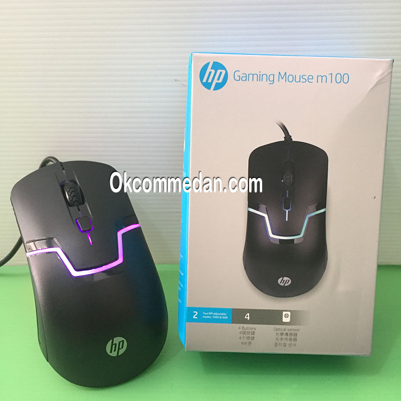 HP M100 Mouse Gaming bergaransi