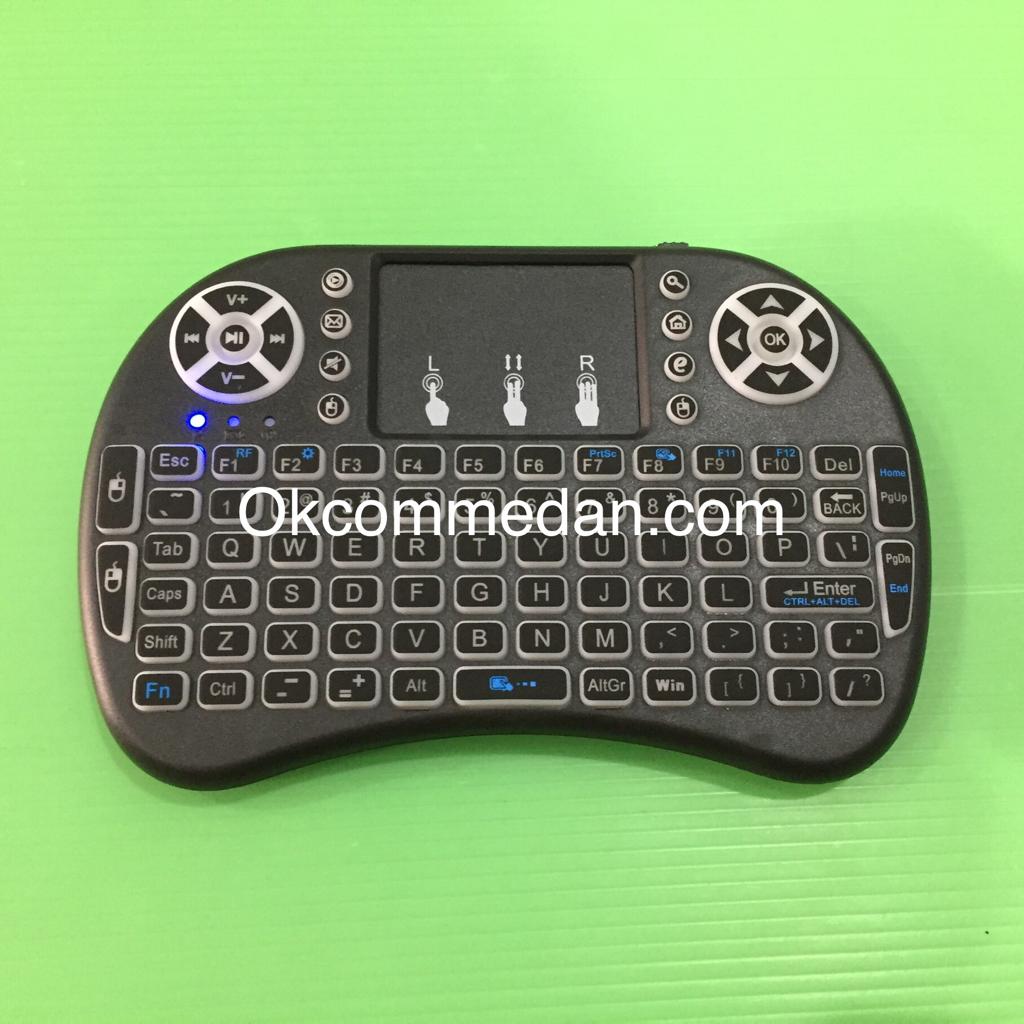 Keyboard Mini wireless dengan touch pad