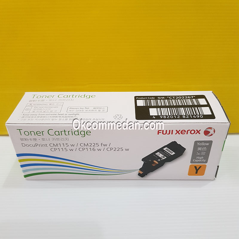 Toner Catridge Fuji xerox CT202267 warna kuning