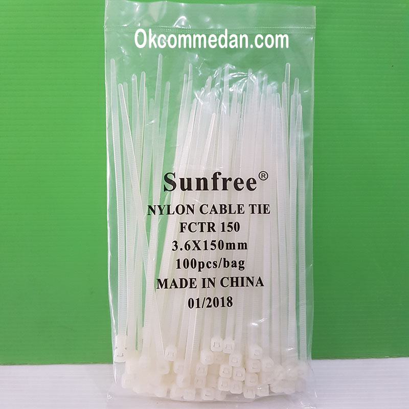 Sunfree Kabel Tie ukuran 3.6 x 150 mm