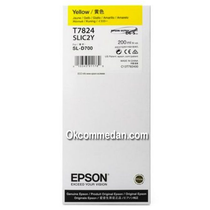 Catridge Asli Epson T7824 warna Yellow ( Kuning )