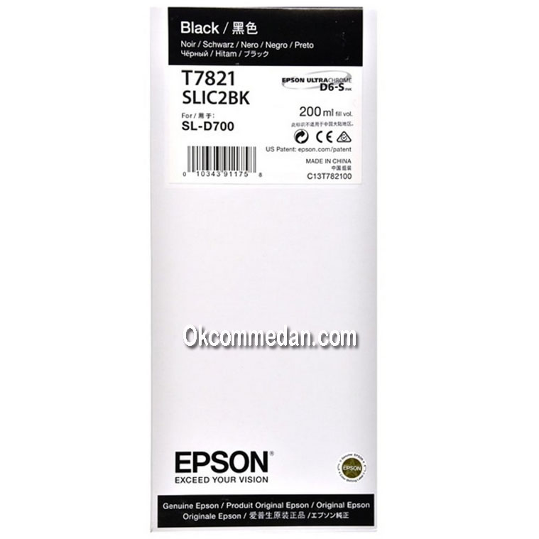 Epson T7821 Catridge Asli Epson Warna hitam