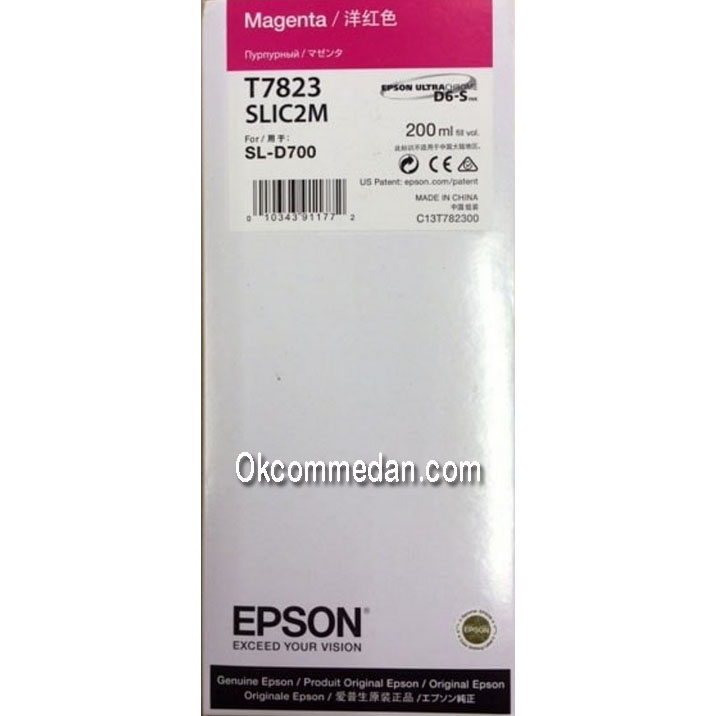 Epson T7823 Catridge Asli warna Magenta ( Merah )