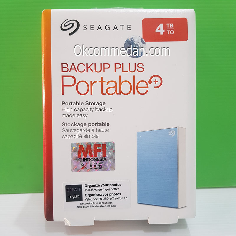 Seagate Backup Plus Portabel External Harddisk 4 TB