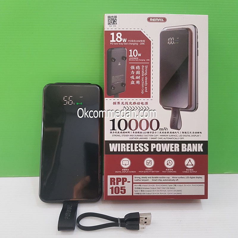 Power Bank Wireless Charging Remax RPP-105 10000mah