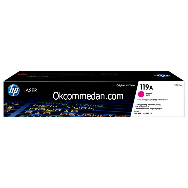 HP Toner Catridge 119a Magenta ( W2093a ) Asli