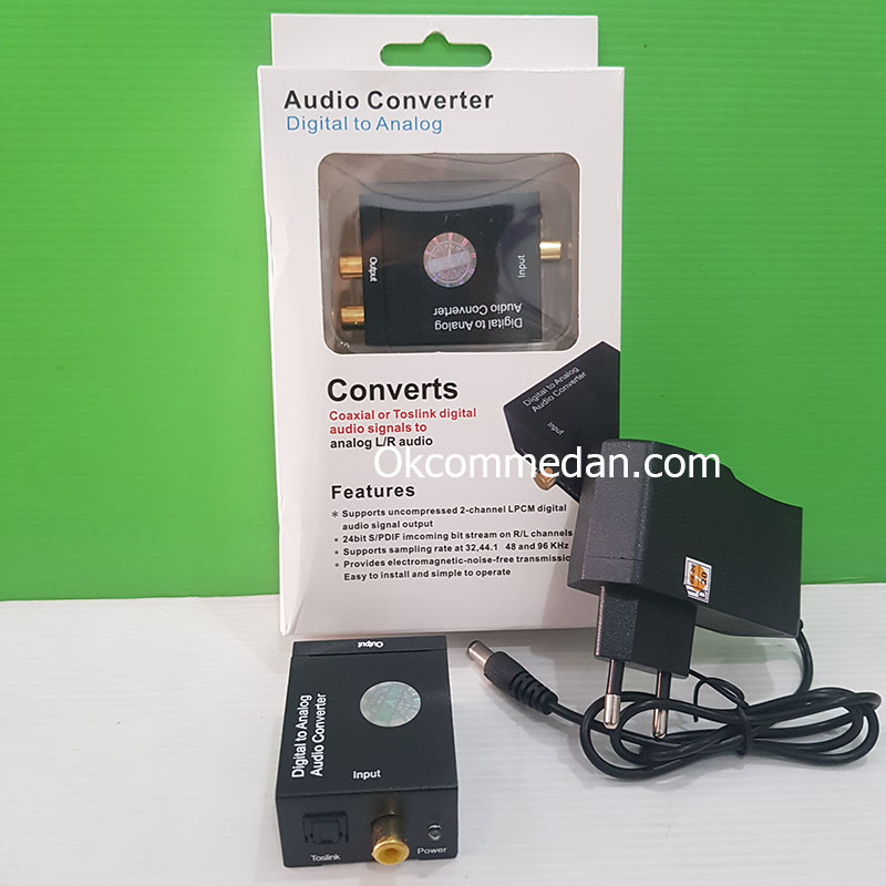 Converter Audio dari Digital ( Optical ) ke Analog ( RCA )