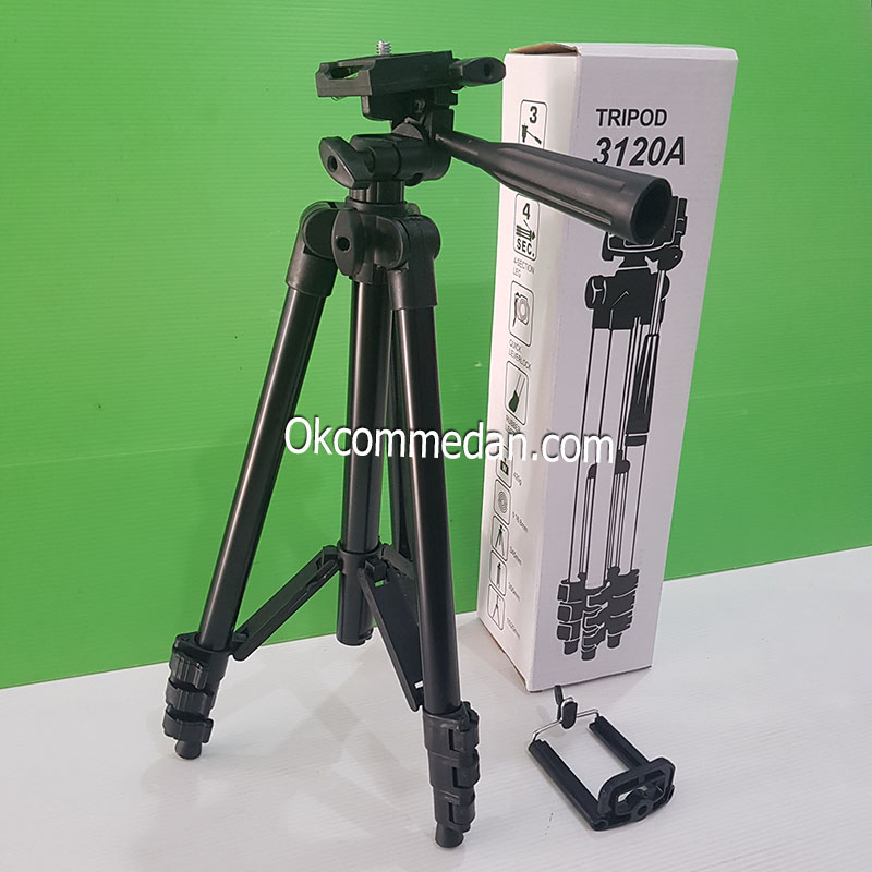 Tripod 3120a Untuk Smartphone dan Camera digital