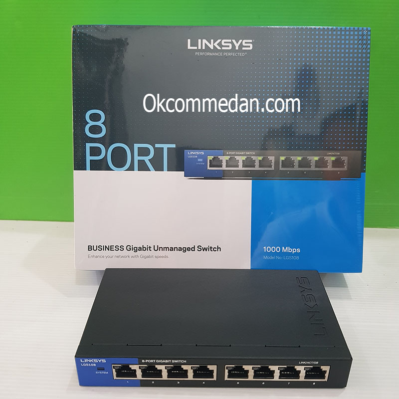 Linksys LGS108 8 Port Desktop Switch Gigabit