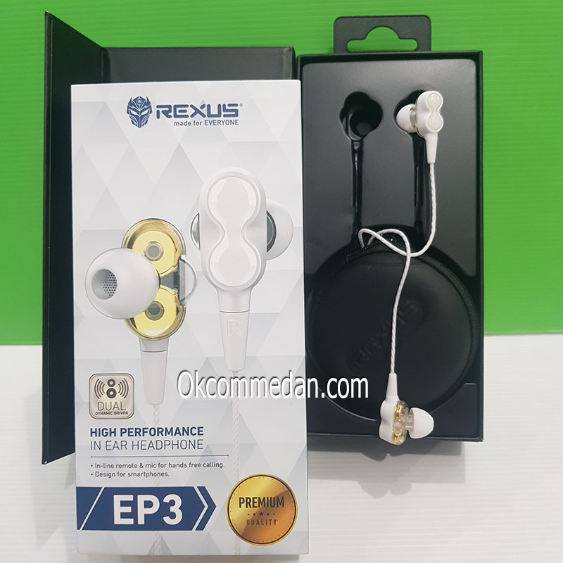 Rexus EP3 Dual Driver Earphone