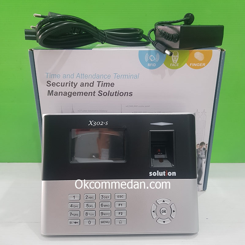 Solution X302-S Mesin Absensi Sidik Jari dan Akses Control Pintu