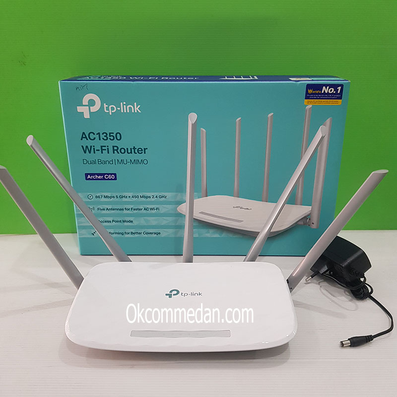 Tplink Archer C60 Dual Band Wifi Router AC1350