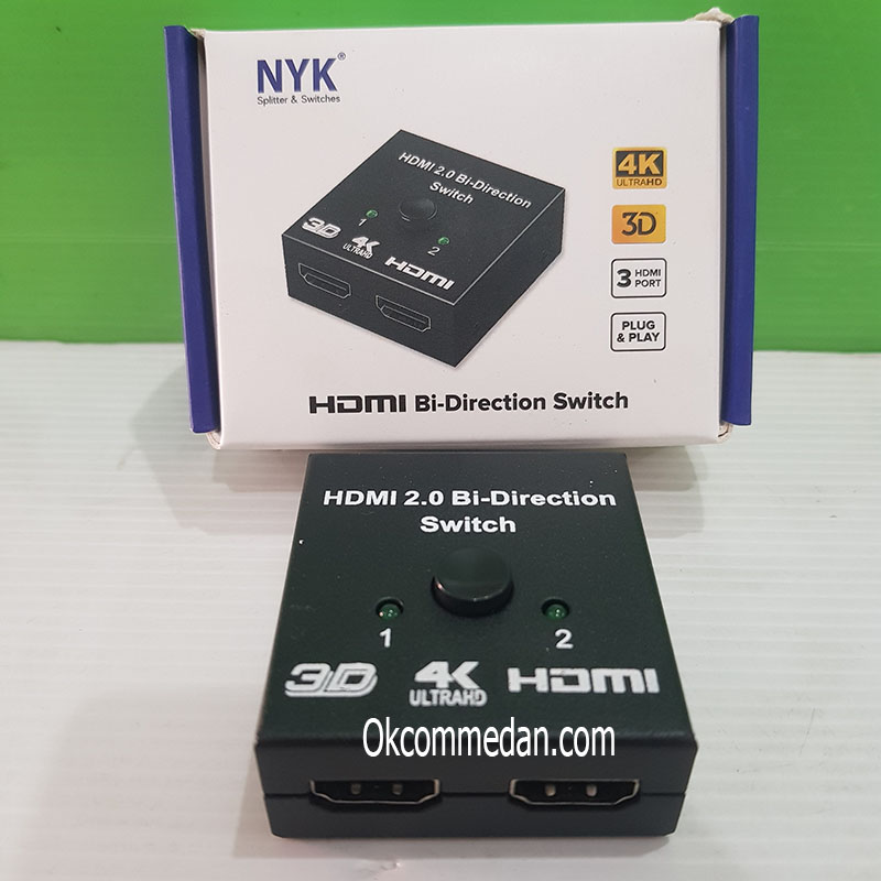 Jual NYK HDMI Bi-Direction Switch 2 port