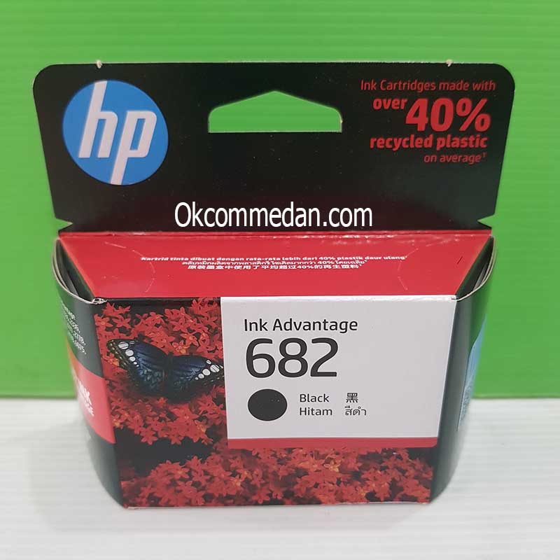 HP 682 Black Ink Catridge Asli