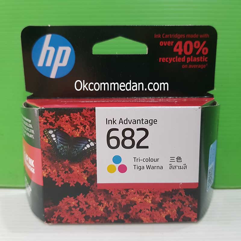 HP 682 Tri Color Ink Catridge Asli dari HP