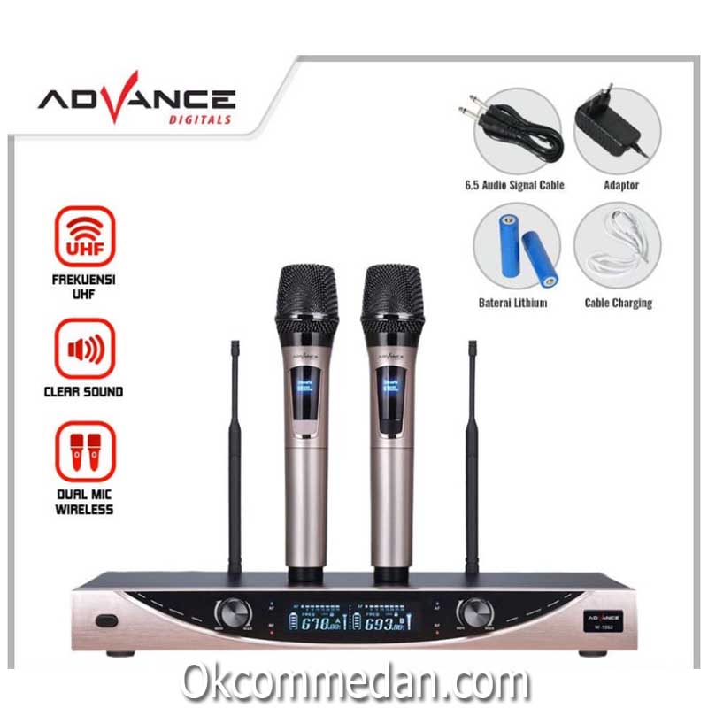 Advance W-1062 Microphone Wireless 2 pcs