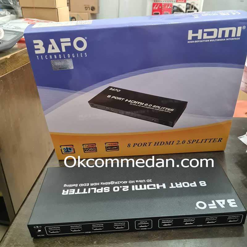 Bafo HDMI 2.0 Splitter 8 port