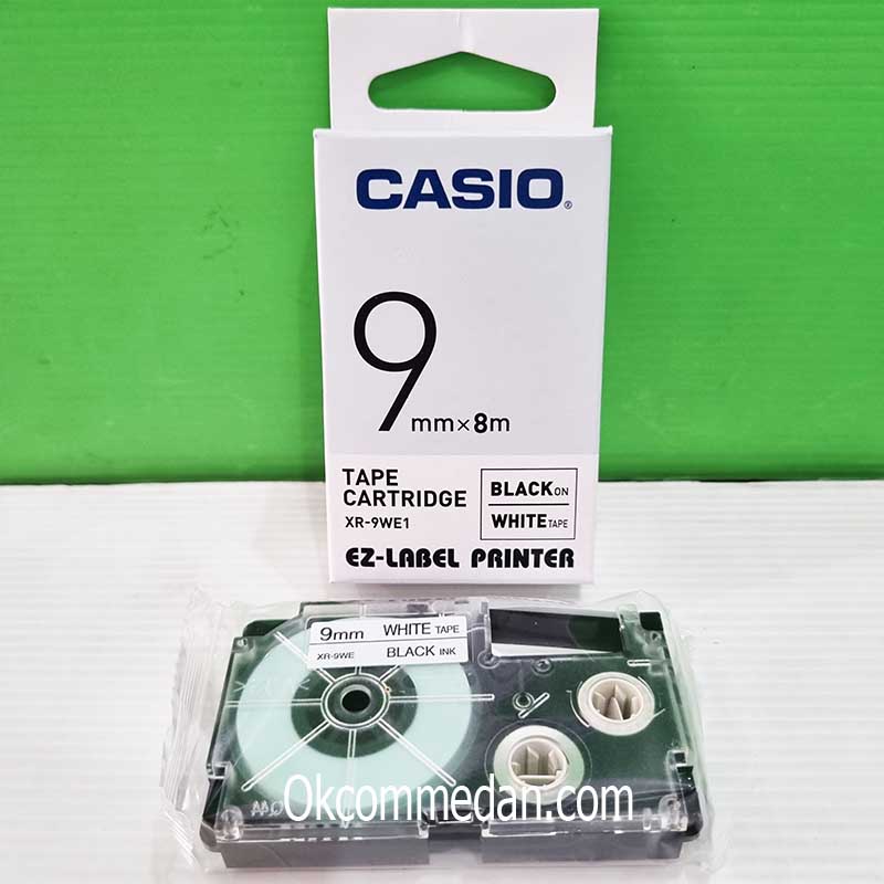 Casio Tape Catridge XR-9WE1 9 mm x 8 mtr