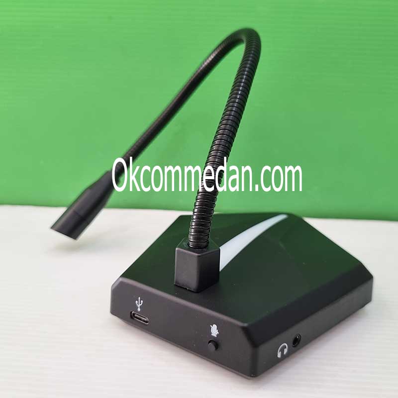 Computer Desktop Microphone dengan Lampu RGB