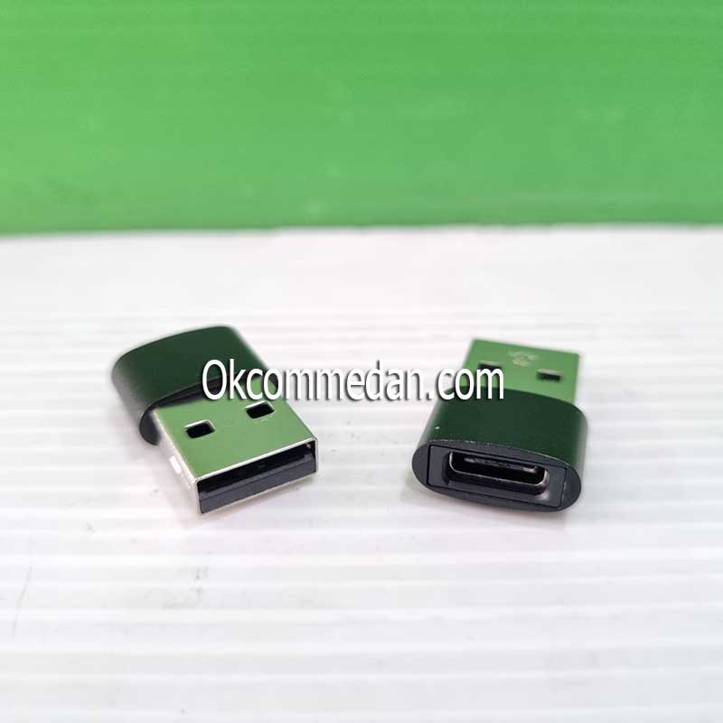 OTG USB Tipe A Male ke USB Tipe C Female