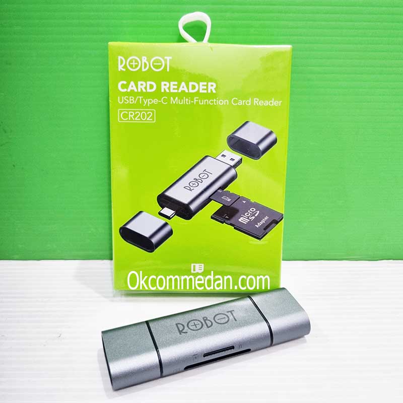 Robot Card reader CR202  USB-C dan USB 3.0