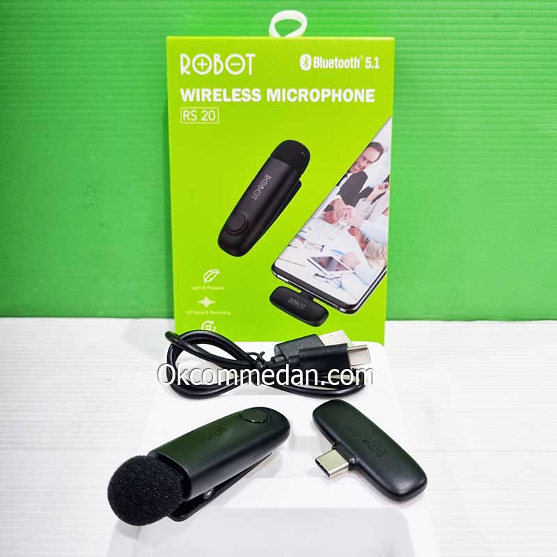 Robot RS 20 Wireless Mic Untuk Smartphone Berkualitas