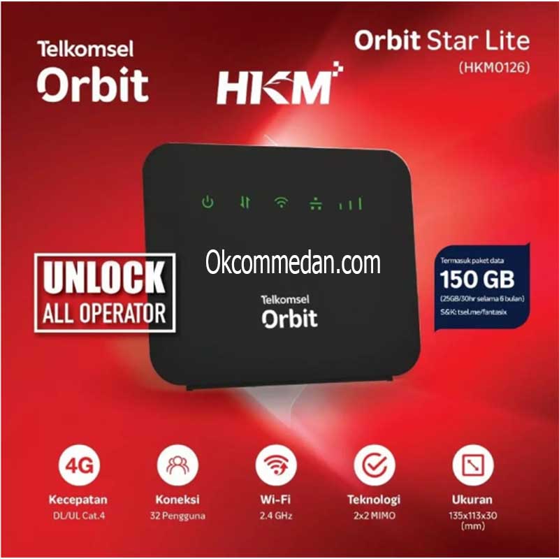 Telkomsel Orbit Star Lite ( HKM0126 ) Wireless Home Router