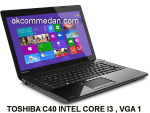 notebook toshiba intel core i3 vga nvidia 1 gb C40