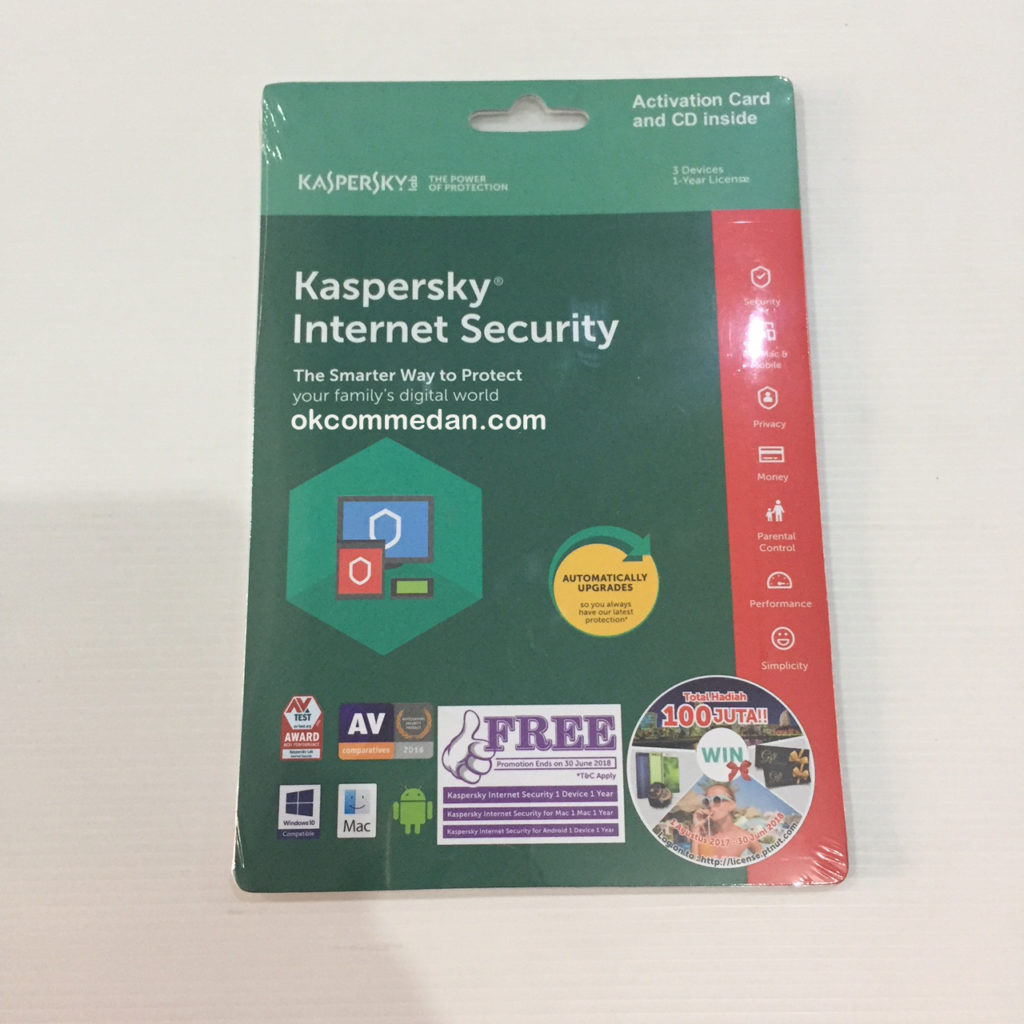 kaspersky internet security 3 user 2018