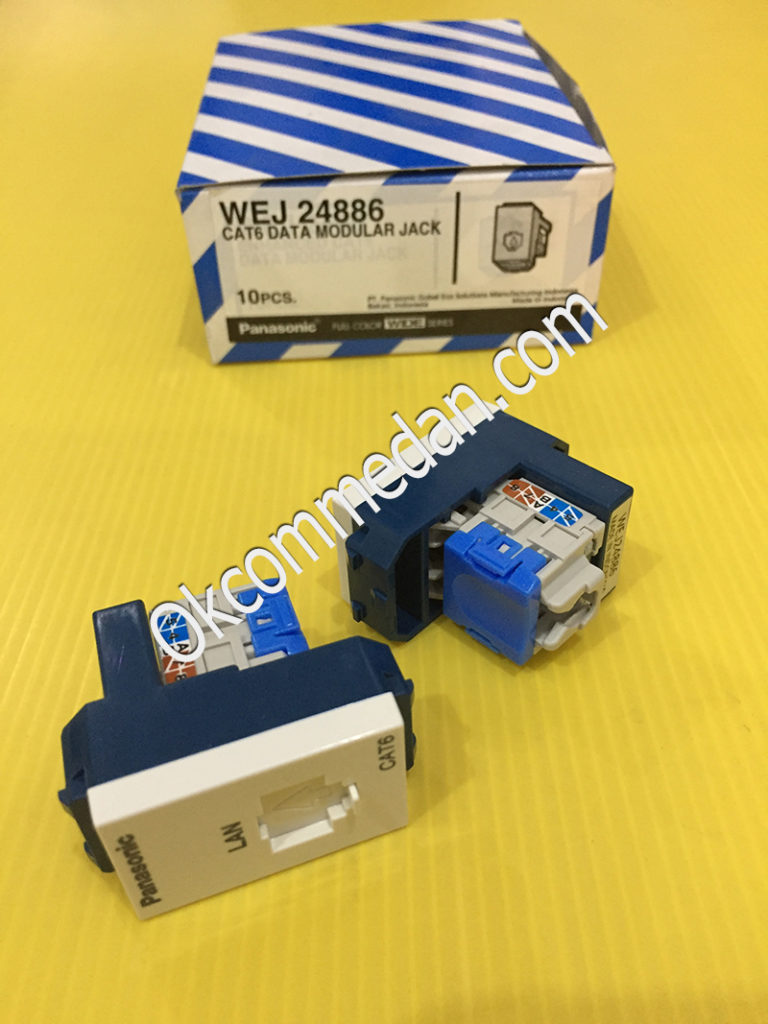 Data Modular Jack Cat 6  Panasonic WEJ 24886