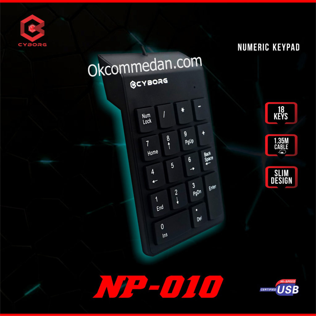 Jual Keyboard Numerik Cyborg NP-010