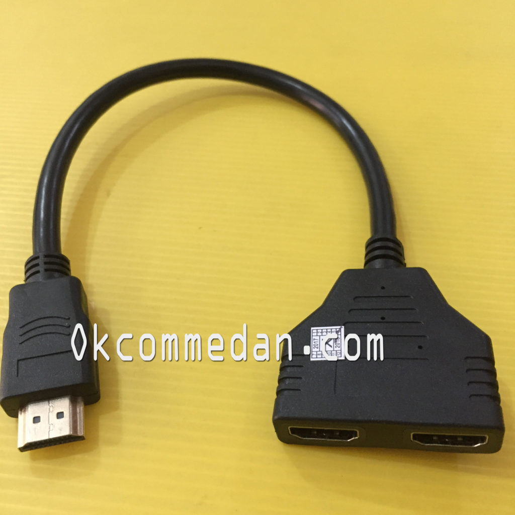 Kabel HDMI Splitter 2 port Gold plated