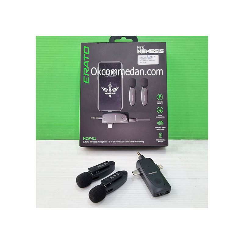 NYK Erato MCW-01 2 Mic Lavalier Wireless