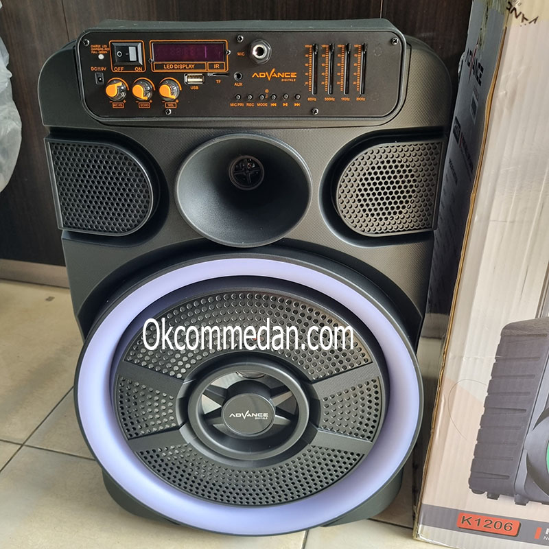 Jual Speaker Advance K1206 Dengan 2 Mic Wireless