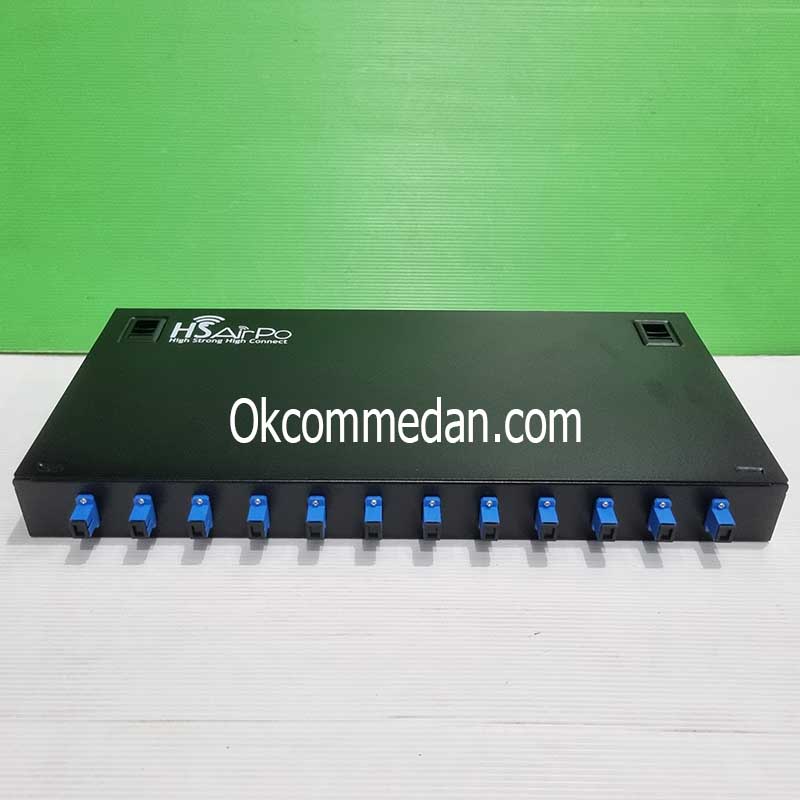 Harga Hsairpo OTB1012 12 Port Distribution Box Fiber Patch Panel