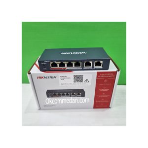 Hikvision 4 Port PoE dan 2 Port Uplink Switch DS-3E0106P-EM