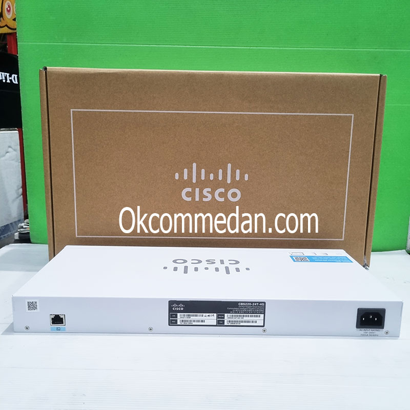 Jual Cisco 24 Port Gigabit Ethernet dan 4 Port SFP Switch Hub CBS220-24T-4G