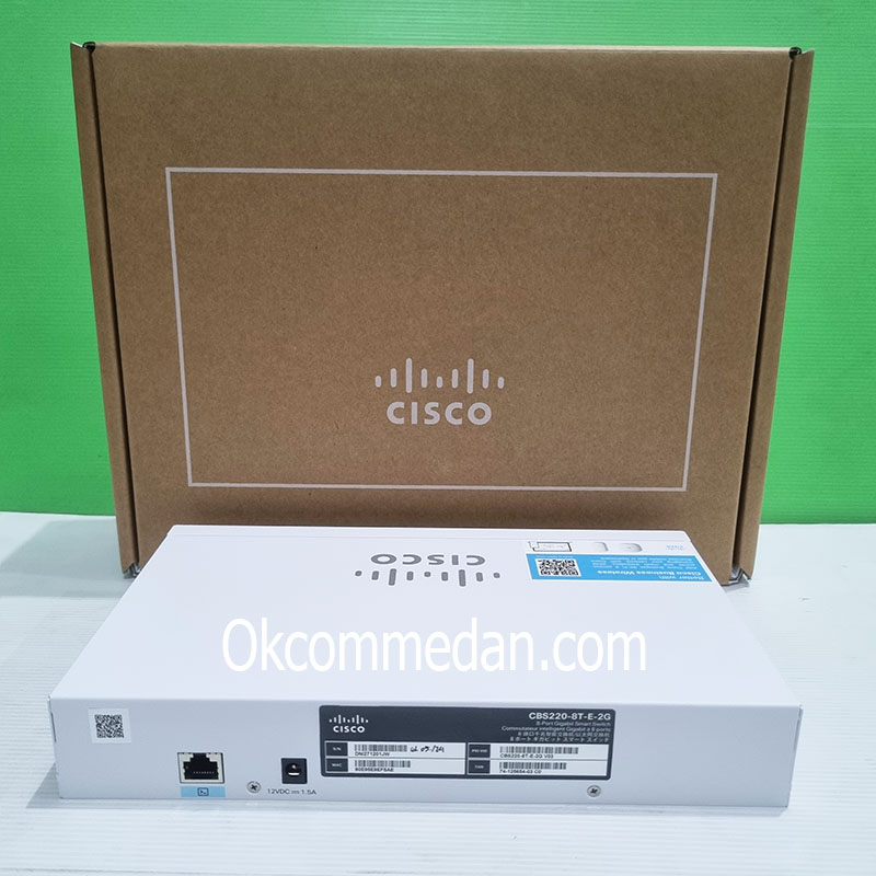 Jual Cisco CS220-8T-E-2G 8 Port Gigabit Ethernet dan 2 Port SFP Switch Hub