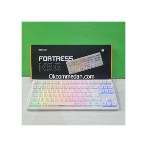 Rexus Fortress K9G Keyboard Gaming Warna Putih