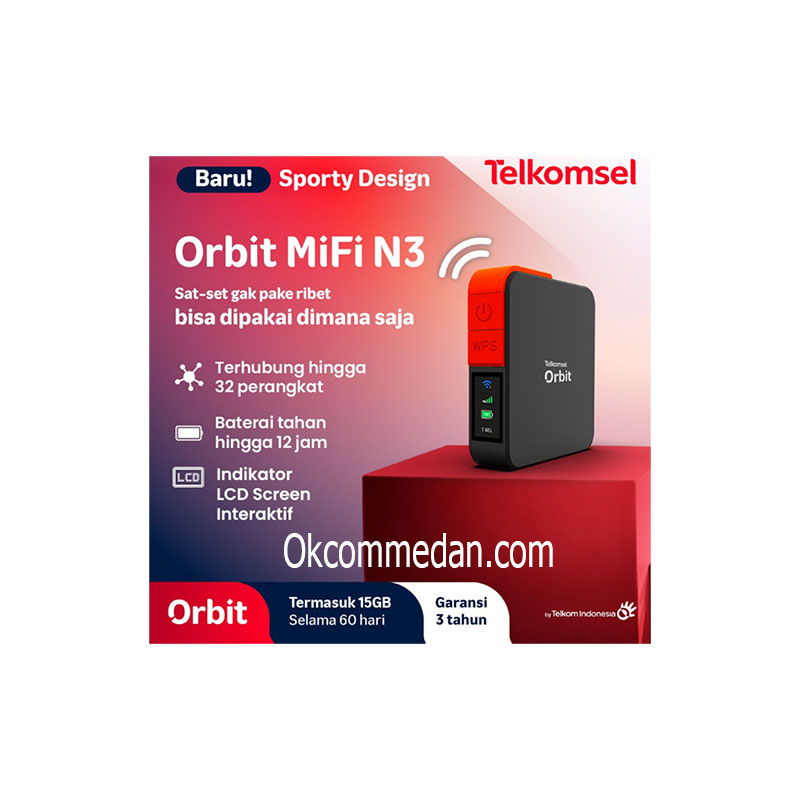 Telkomsel Orbit Mifi N3 HKM M23