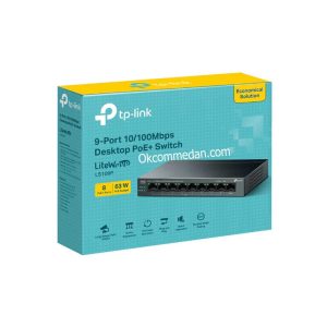 Tplink LS109P 9 port 10100 Mbps Switch dengan 8 port PoE+