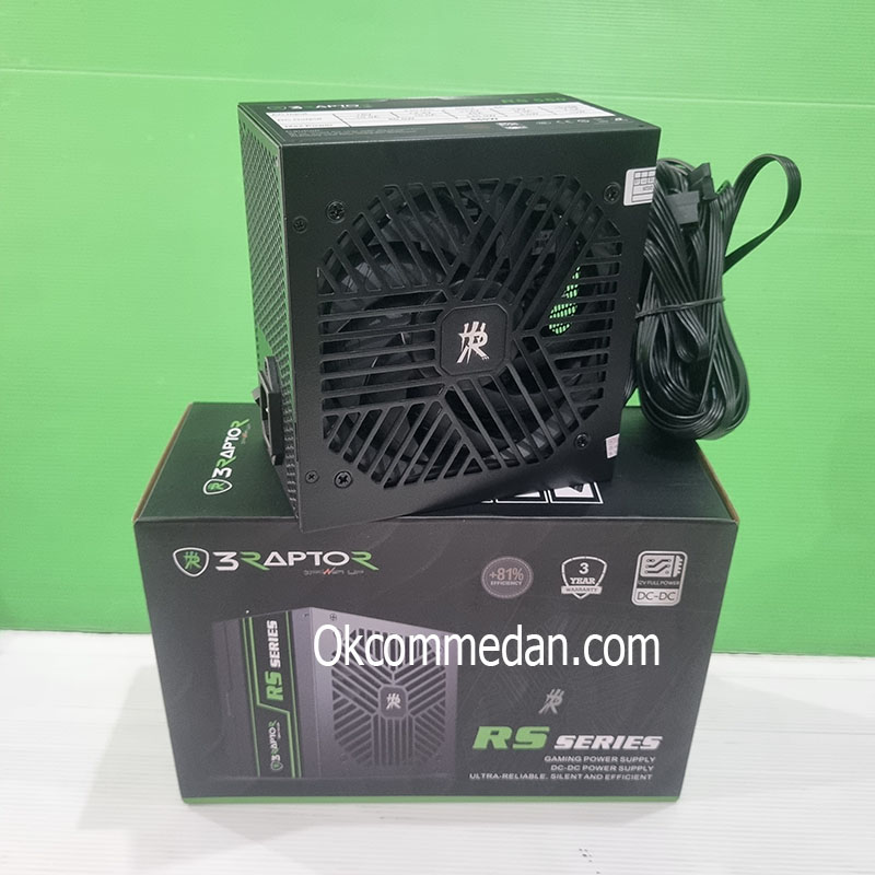 Jual Raptor RS550 Power Supply Untuk PC 550 watt